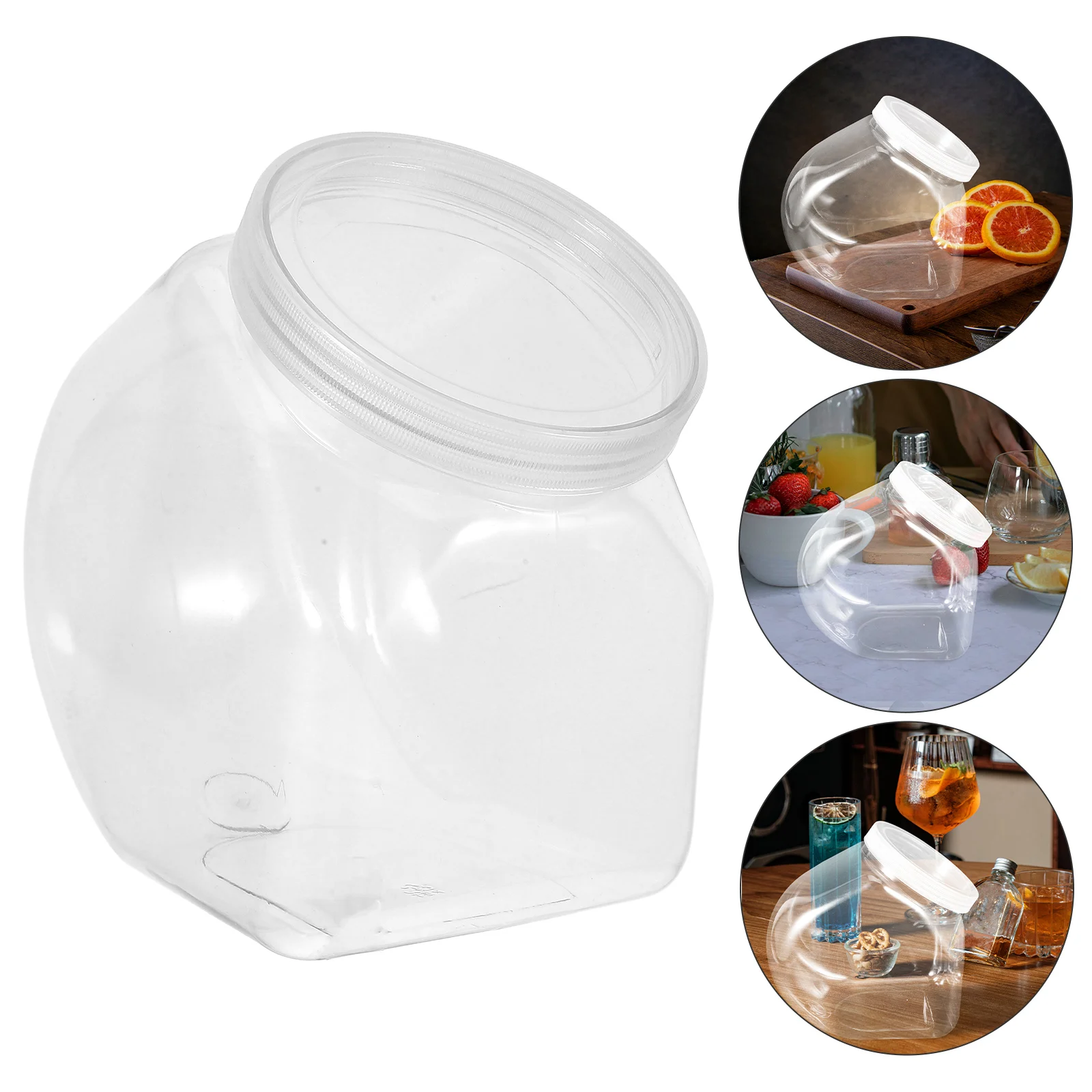 Plastic Bottle Milk Tea Bottles Camping Water Liquid Storage Containers Empty with Cap Oblique Mouth Wide
Plastic Bottle Milk Tea Bottles Camping Water Liquid Storage Containers Empty with Cap Oblique Mouth Wide