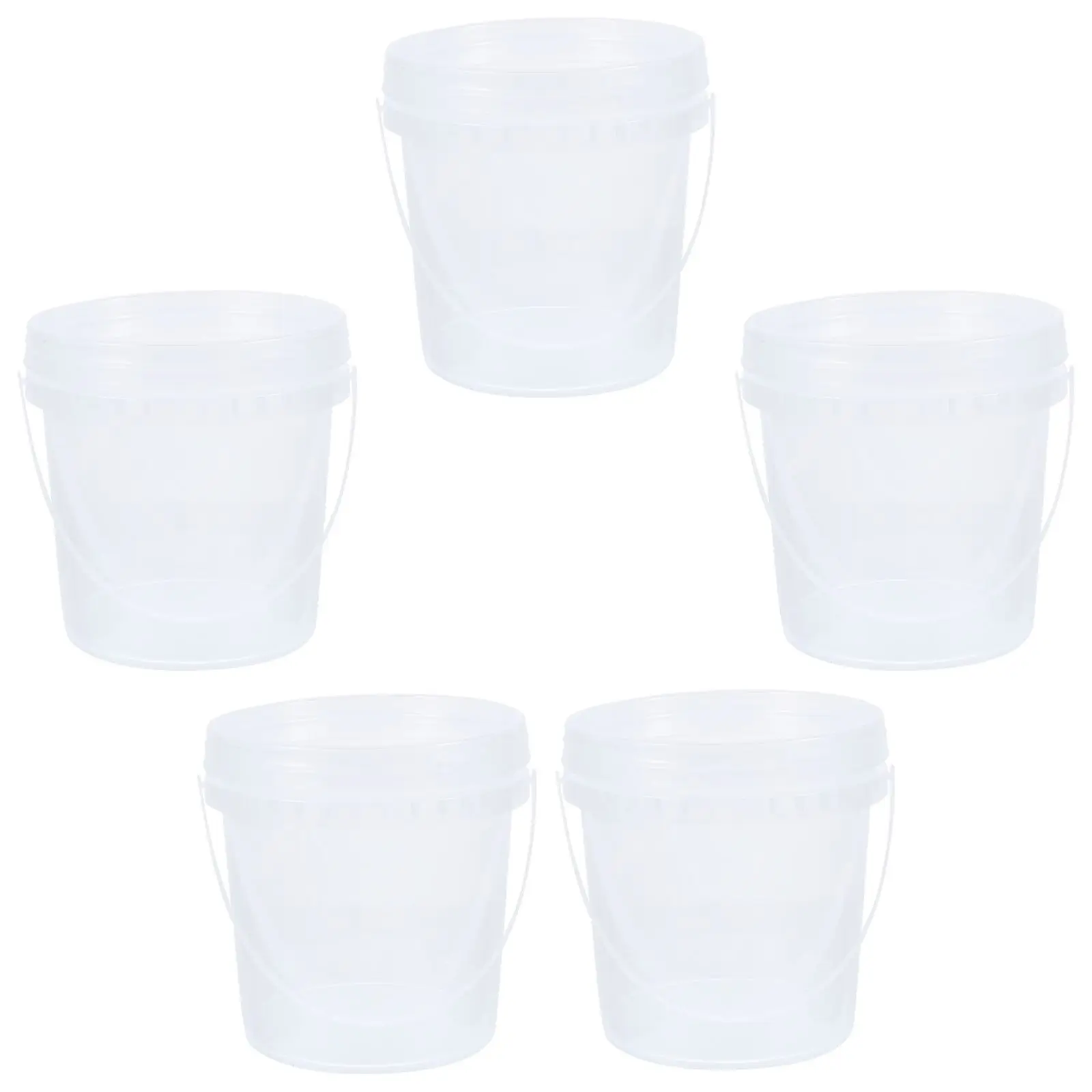 5pcs Food Grade Ice Cream Buckets Transparent Containers 1L Sealed Lids H le Reusable Storage Kitchen Packaging
5pcs Food Grade Ice Cream Buckets Transparent Containers 1L Sealed Lids H le Reusable Storage Kitchen Packaging