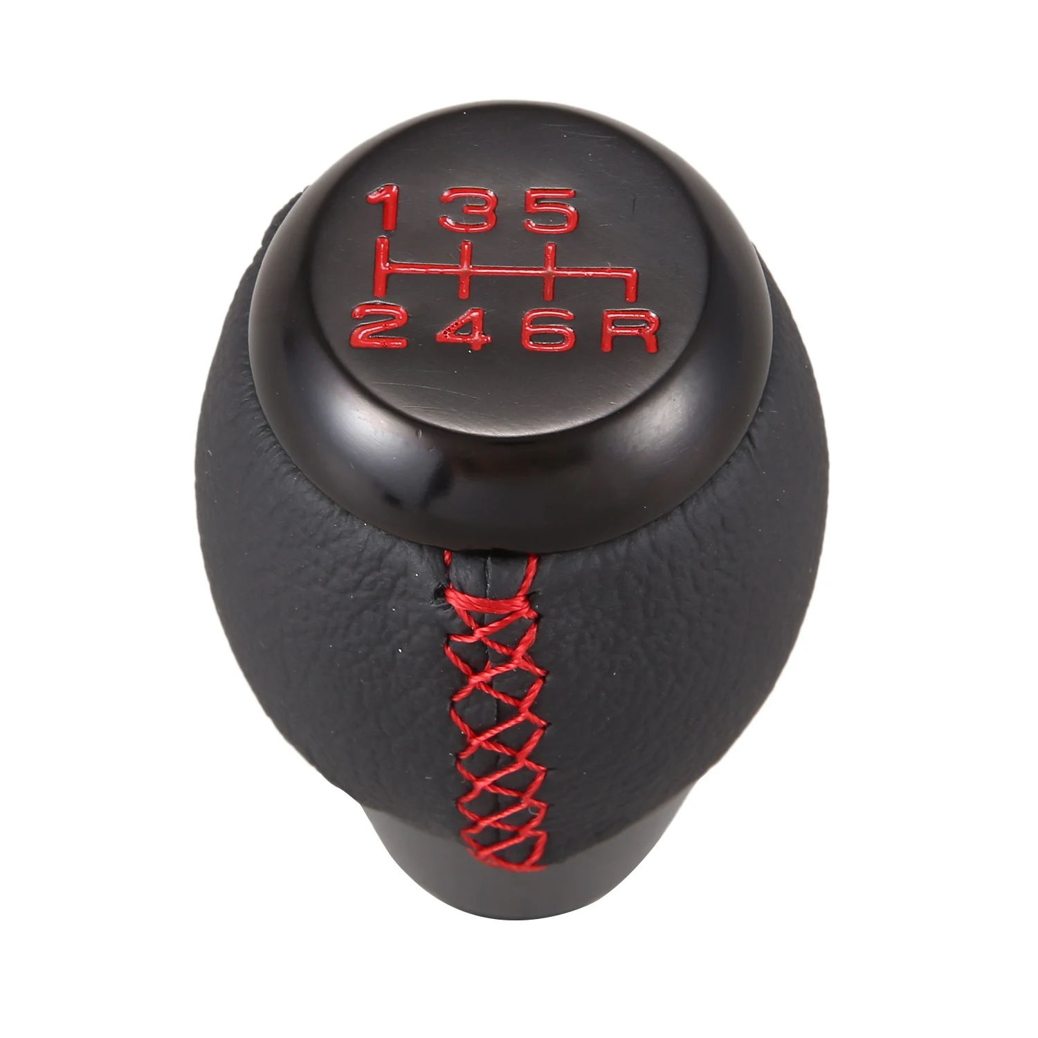 Classy-6 Speed Manual Red Stitching Black Leather Gear Shift Knob For Honda Civic EP3 EJ FD FA SI
Classy-6 Speed Manual Red Stitching Black Leather Gear Shift Knob For Honda Civic EP3 EJ FD FA SI