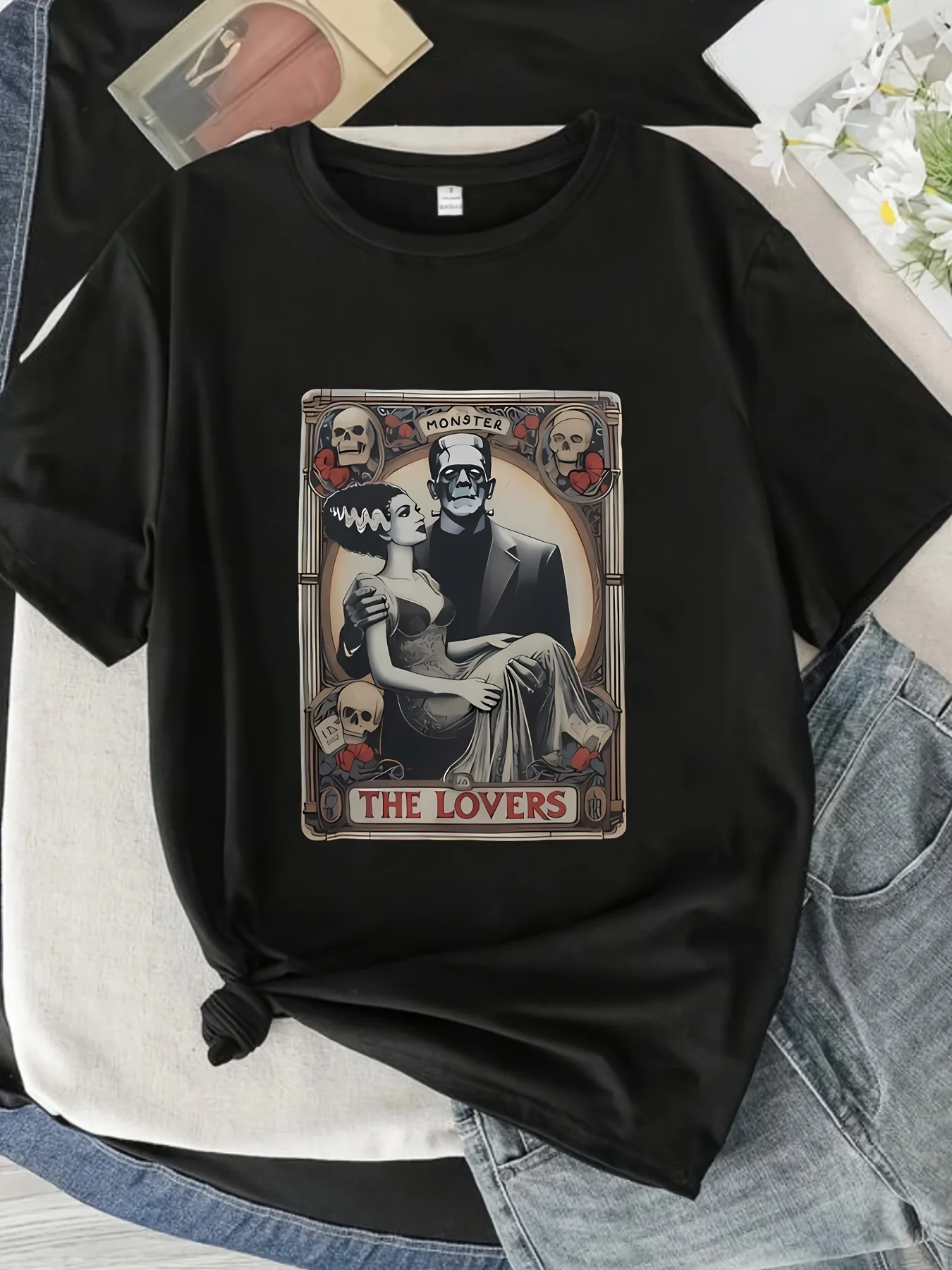 【0841】Женская футболка больших размеров с круглым вырезом и короткими рукавами, эластичными полурукавами и модными принтами
【0841】Женская футболка больших размеров с круглым вырезом и короткими рукавами, эластичными полурукавами и модными принтами