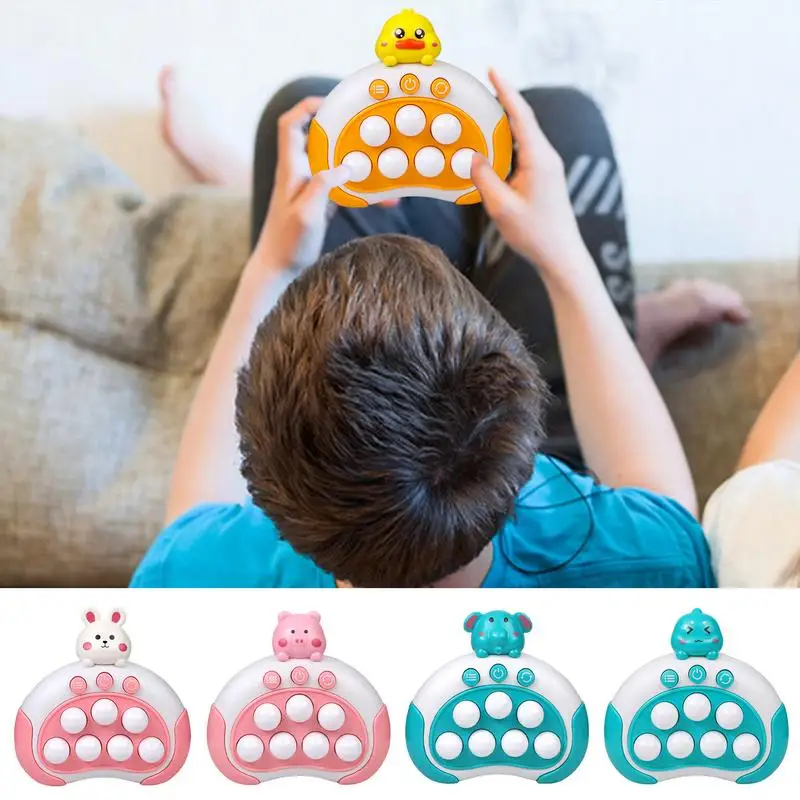 Pop Quick Push Bubbles Game Machine Kids Cartoon Fun Squeezing Toys Anti Stress Sensory Bubble Pop Fidget Toy Gifts
Pop Quick Push Bubbles Game Machine Kids Cartoon Fun Squeezing Toys Anti Stress Sensory Bubble Pop Fidget Toy Gifts