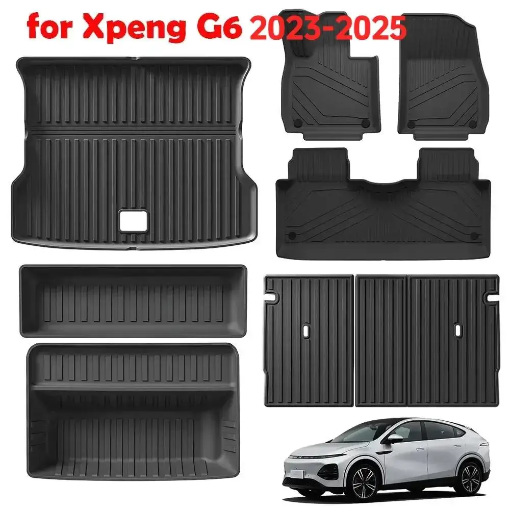 for Xpeng G6 2023-2025 Car Floor Mats Cargo Liner Trunk Pad TPE 3D Xiaopeng Foot Mat Waterproof Odorless Tray Set LHD & RHD
for Xpeng G6 2023-2025 Car Floor Mats Cargo Liner Trunk Pad TPE 3D Xiaopeng Foot Mat Waterproof Odorless Tray Set LHD & RHD