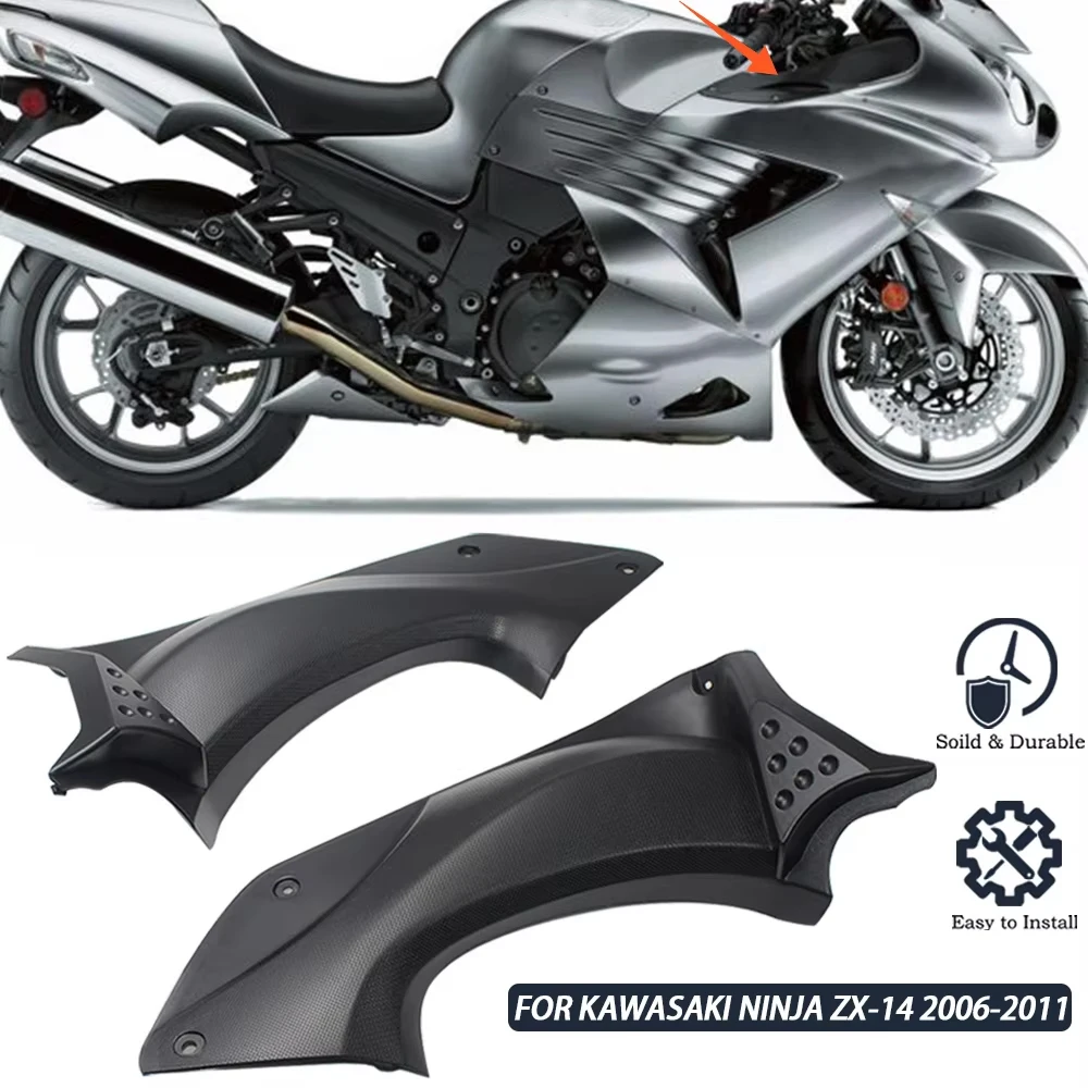 Motocycle Air Duct Cover Upper Front Dash Cover Fairing Cowl For Kawasaki ZZR 1400 ZX 14R 2006 2011
Motocycle Air Duct Cover Upper Front Dash Cover Fairing Cowl For Kawasaki ZZR 1400 ZX 14R 2006 2011