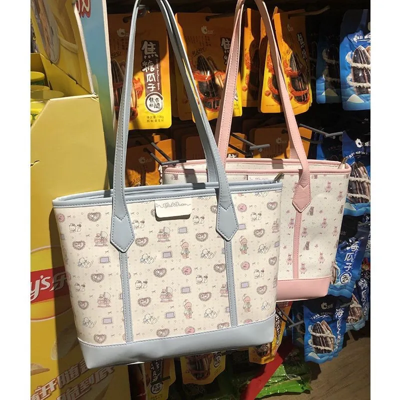JIAERDI Harajuku Aesthetic Print Handbag Women Versatile Large Capacity Shoulder Bags Wallet Female Retro Pink Tote Bag 2025
JIAERDI Harajuku Aesthetic Print Handbag Women Versatile Large Capacity Shoulder Bags Wallet Female Retro Pink Tote Bag 2025