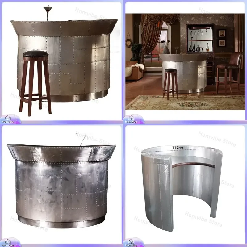 Retro Industrial Bar Table Aluminum Cocktail Table for Home Bar Living Room Loft Apartment Hotel Use Height Adjustable Modern
Retro Industrial Bar Table Aluminum Cocktail Table for Home Bar Living Room Loft Apartment Hotel Use Height Adjustable Modern