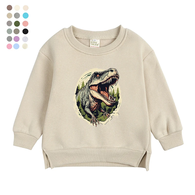 2024 Dinosaur Kids Autumn Fleece Sweatshirt Cotton Cartoon Crew Neck Children Clothes Korean Boy Girls Sport Outfits Clothes
2024 Dinosaur Kids Autumn Fleece Sweatshirt Cotton Cartoon Crew Neck Children Clothes Korean Boy Girls Sport Outfits Clothes