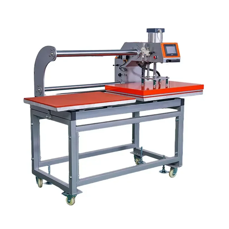 Automatic Clothes Printer Machine for Pneumatic Heat Press Sublimation Printing T-Shirt Heat Press Machine with Two Stations
Automatic Clothes Printer Machine for Pneumatic Heat Press Sublimation Printing T-Shirt Heat Press Machine with Two Stations
