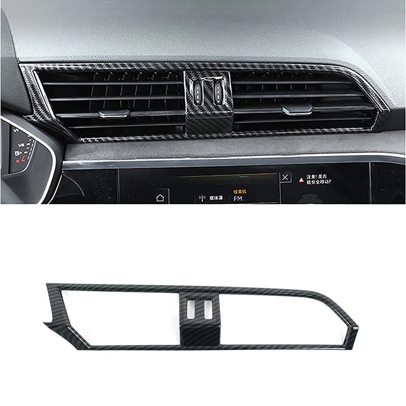 Carbon Fiber Color Car Center Console Air Condition Outlet Frame Decoration Trim For Audi Q3 2019-2022 LHD Interior Accessories
Carbon Fiber Color Car Center Console Air Condition Outlet Frame Decoration Trim For Audi Q3 2019-2022 LHD Interior Accessories