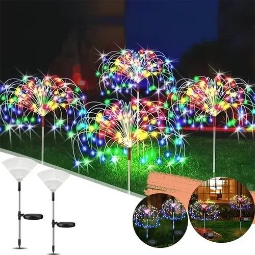 1 шт. солнечный фейерверк светодиодный медный провод гирлянды Рождественский газон путь свет украшение сада
1 шт. солнечный фейерверк светодиодный медный провод гирлянды Рождественский газон путь свет украшение сада