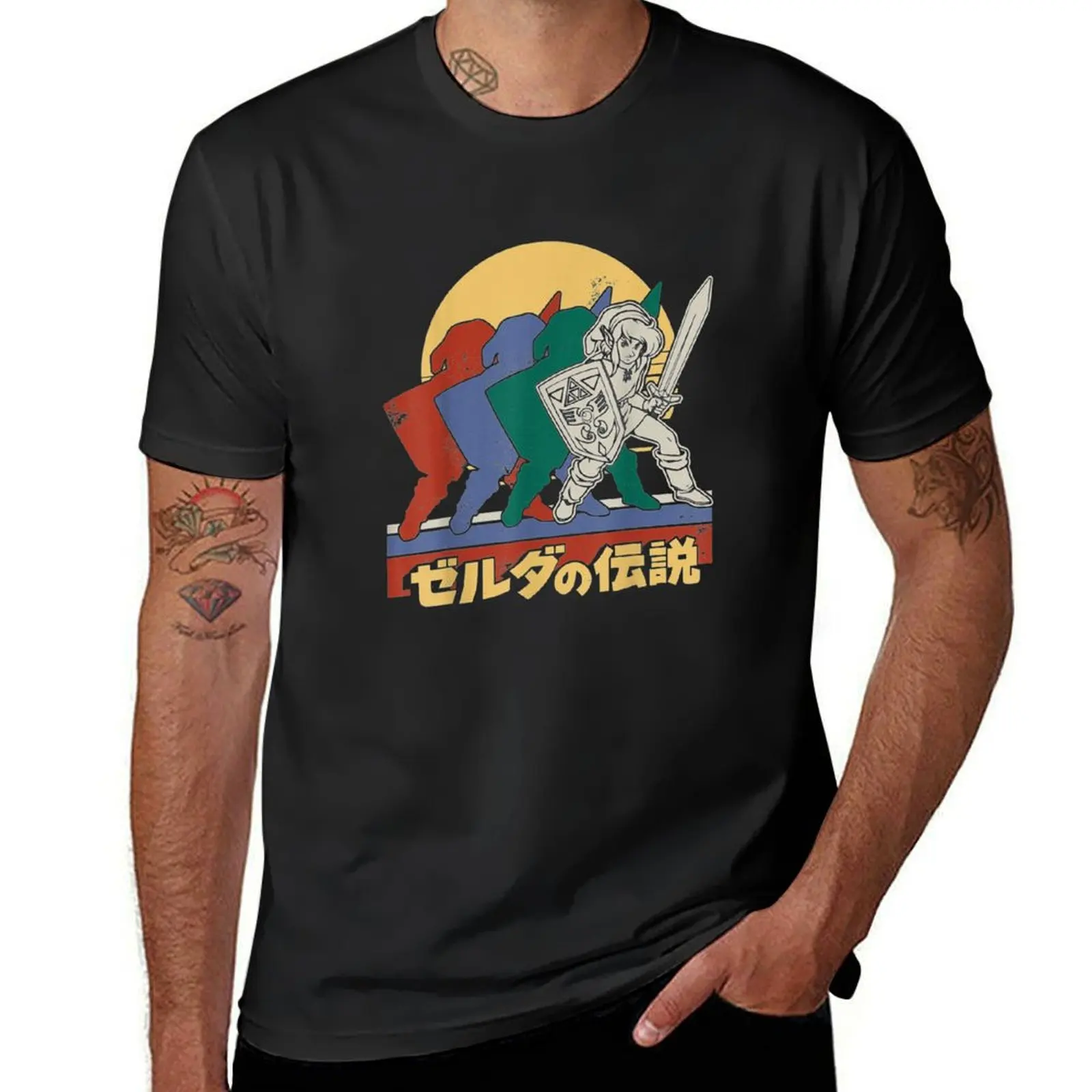 Legendzz Of Z.e.l.d.a Retro Linkkz Kanji Portrait T-Shirt quick-drying blacks t shirts men
Legendzz Of Z.e.l.d.a Retro Linkkz Kanji Portrait T-Shirt quick-drying blacks t shirts men