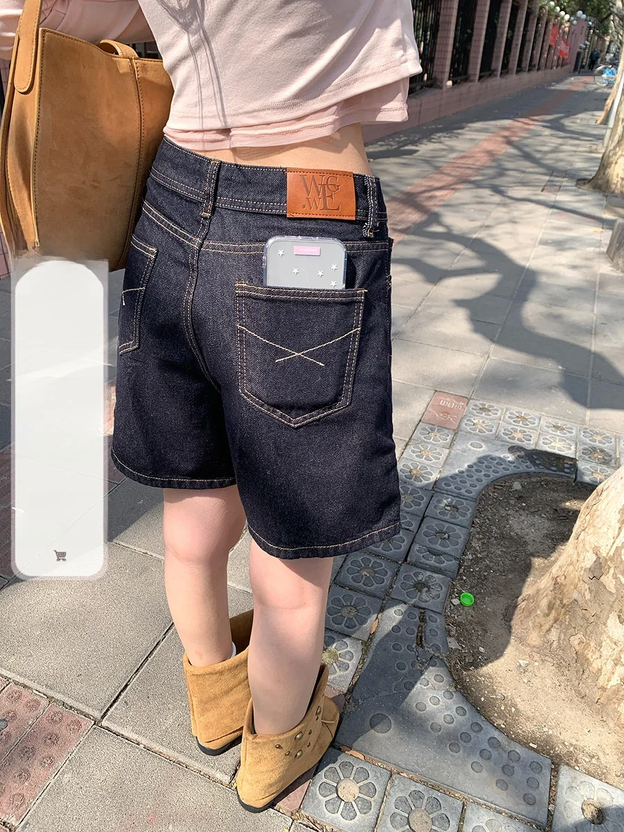 Sinbounboun Vintage High Waist A-Line Denim orts Women's Casual High Waist orts Lengthening Legs Effect Spring 2026
Sinbounboun Vintage High Waist A-Line Denim orts Women's Casual High Waist orts Lengthening Legs Effect Spring 2026