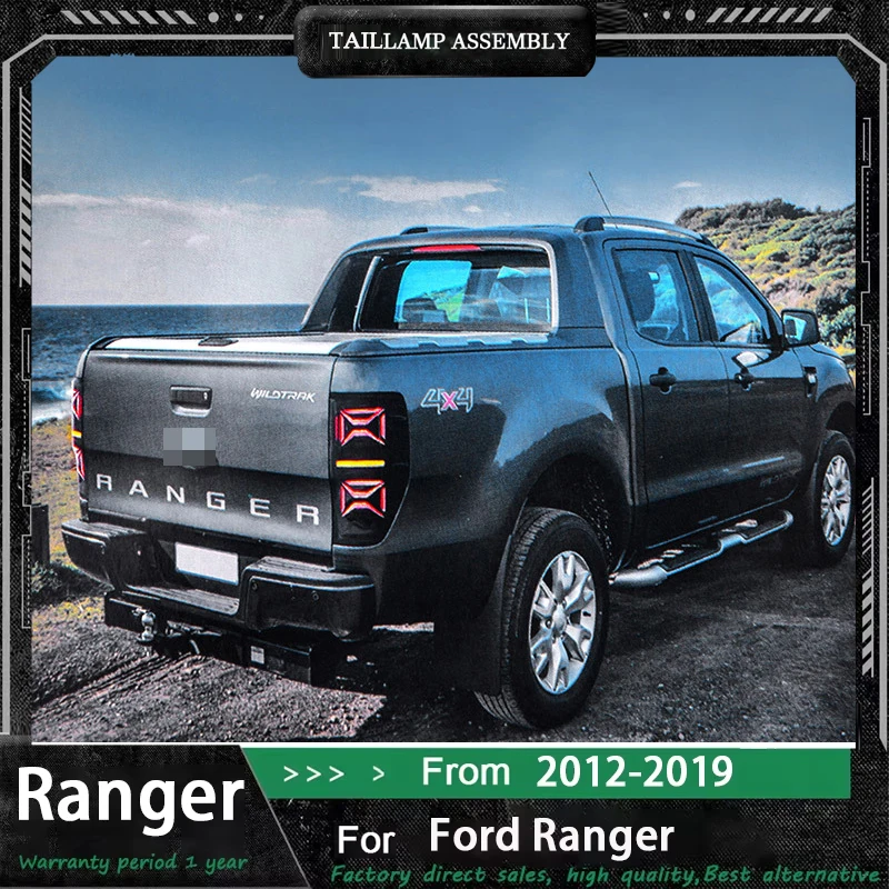 Car Tail Lights For Ford RANGER 2012-2019 full LED Brake Reverse Tail Lamp Dynamic Turn Signal Light Tail Lamp Assembly
Car Tail Lights For Ford RANGER 2012-2019 full LED Brake Reverse Tail Lamp Dynamic Turn Signal Light Tail Lamp Assembly