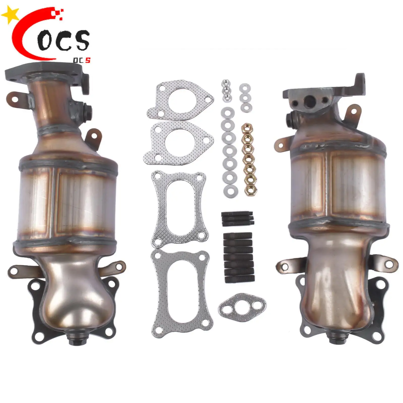 Front & Rear Catalytic Converter for Acura 2009-2019 Hon-da 2008-2019 3.5L #674-145 674-146
Front & Rear Catalytic Converter for Acura 2009-2019 Hon-da 2008-2019 3.5L #674-145 674-146