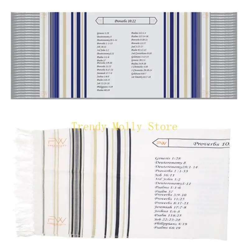 N5KB Tallit Prayer Shawls Smooth Soft Polyester Fabric Comfortable Wearing 20x71in
N5KB Tallit Prayer Shawls Smooth Soft Polyester Fabric Comfortable Wearing 20x71in