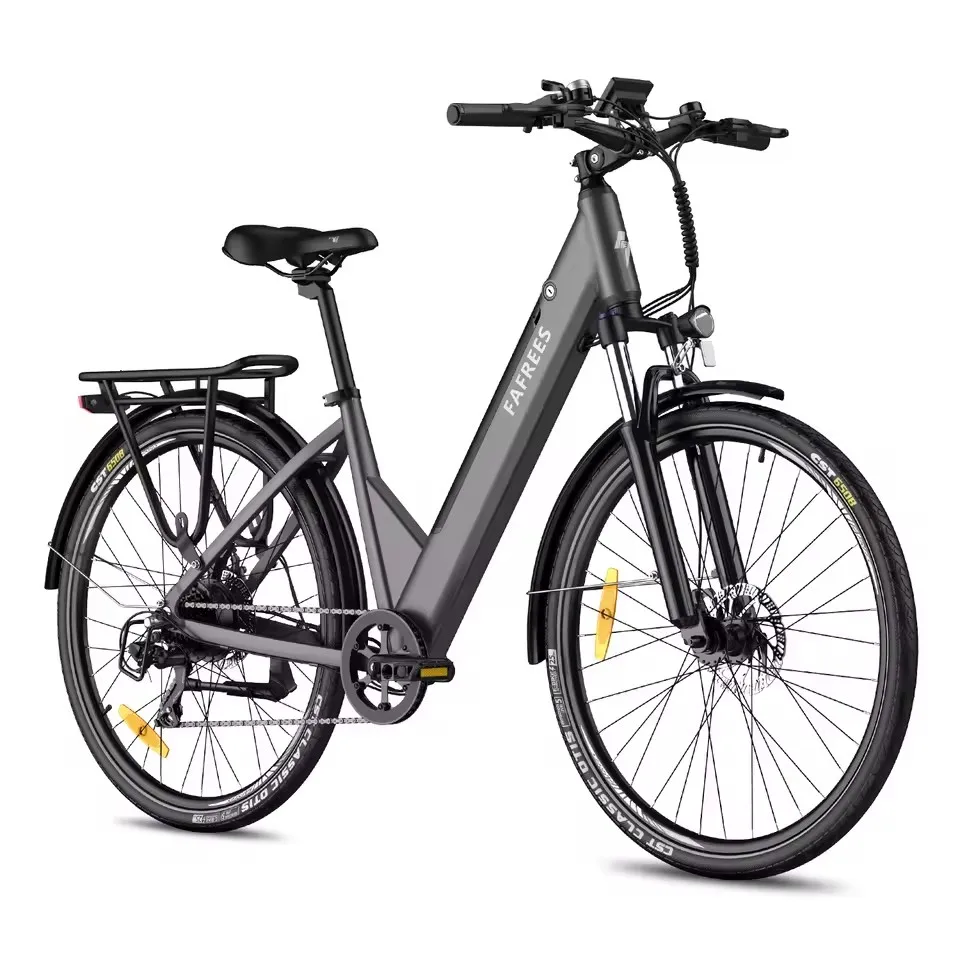 F28 Pro 27.5'' Step-through City Electric Bike 25Km/h 250W Brushless Motor 36V14.5Ah Battery urban commuting E-Bike
F28 Pro 27.5'' Step-through City Electric Bike 25Km/h 250W Brushless Motor 36V14.5Ah Battery urban commuting E-Bike