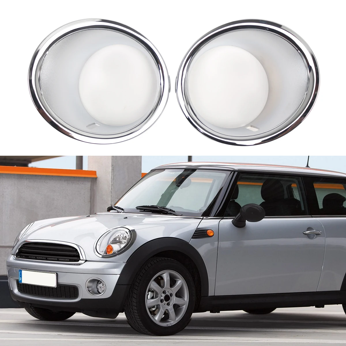 51112753661 51112753662 Car Side Front Fog Light Cover Bezel Chrome Trim for Mini Cooper R55 R56 R57 2007-2011
51112753661 51112753662 Car Side Front Fog Light Cover Bezel Chrome Trim for Mini Cooper R55 R56 R57 2007-2011