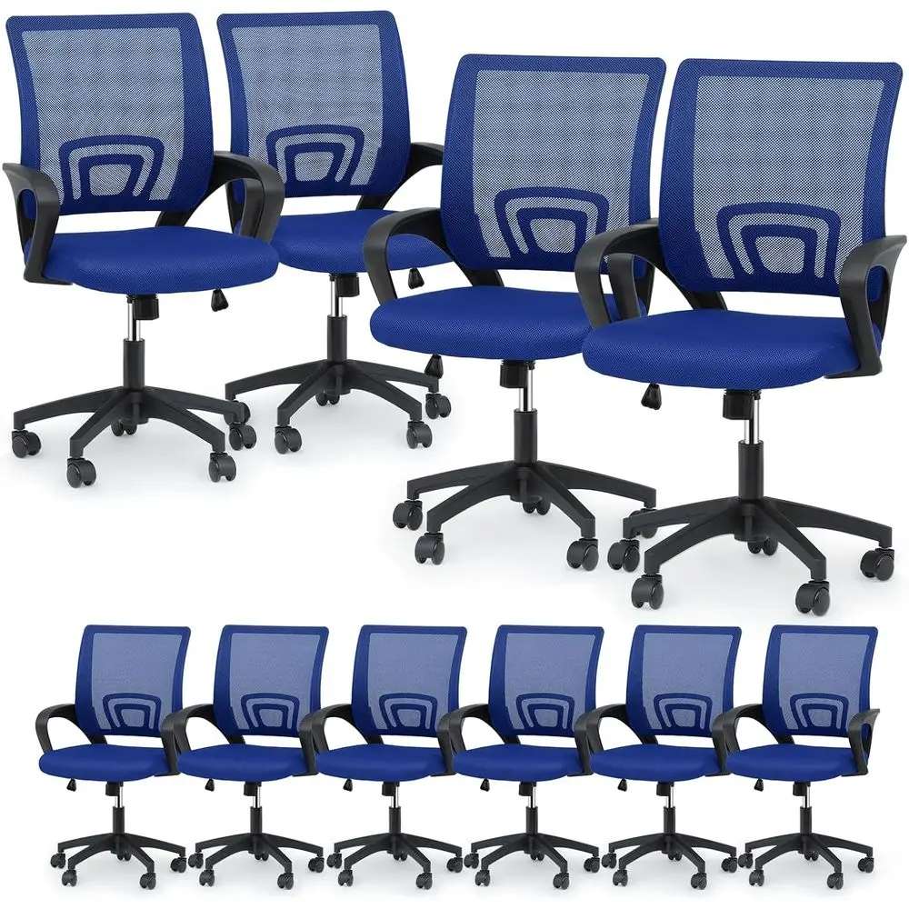 10-Pack Ergonomic Mesh Office Chairs with Adjustable Swivel, Lumbar Support, Breathable Backrest for Work, Study, Gaming, Suppor
10-Pack Ergonomic Mesh Office Chairs with Adjustable Swivel, Lumbar Support, Breathable Backrest for Work, Study, Gaming, Suppor