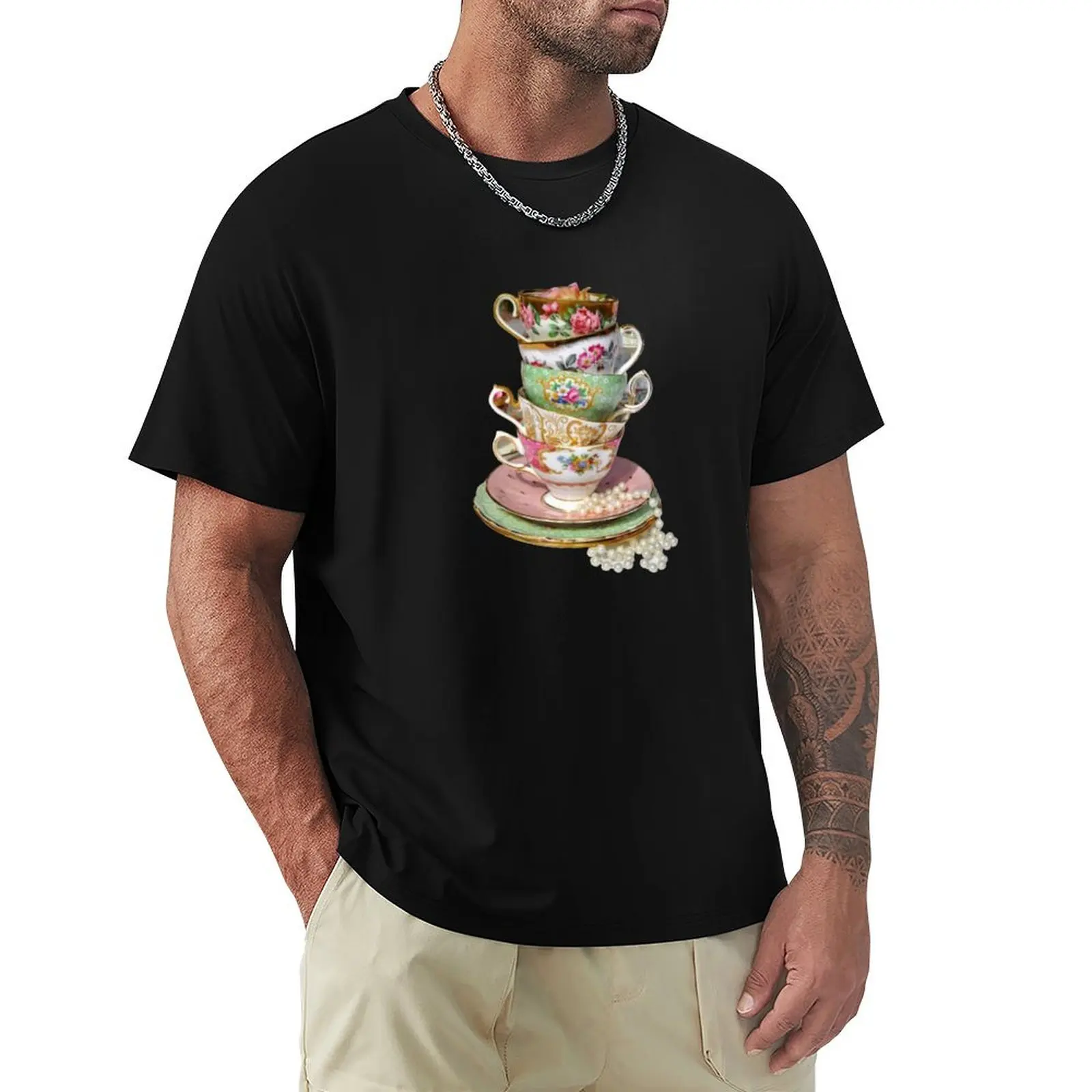 Stacked Tea Cups T-Shirt Plus Size Quick Dry Sports Tee
Stacked Tea Cups T-Shirt Plus Size Quick Dry Sports Tee