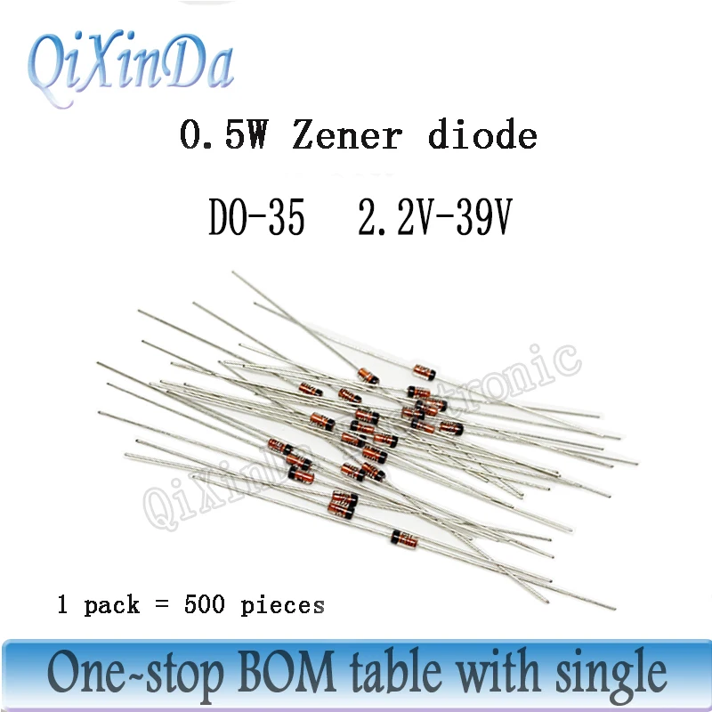 DIP 0.5W Diodo Zener BZX55C16 BZX55C18 BZX55C20 BZX55C22 BZX55C24 BZX55C27 BZX55C30 BZX55C33 BZX55C36 BZX55C39 DO-35
DIP 0.5W Diodo Zener BZX55C16 BZX55C18 BZX55C20 BZX55C22 BZX55C24 BZX55C27 BZX55C30 BZX55C33 BZX55C36 BZX55C39 DO-35