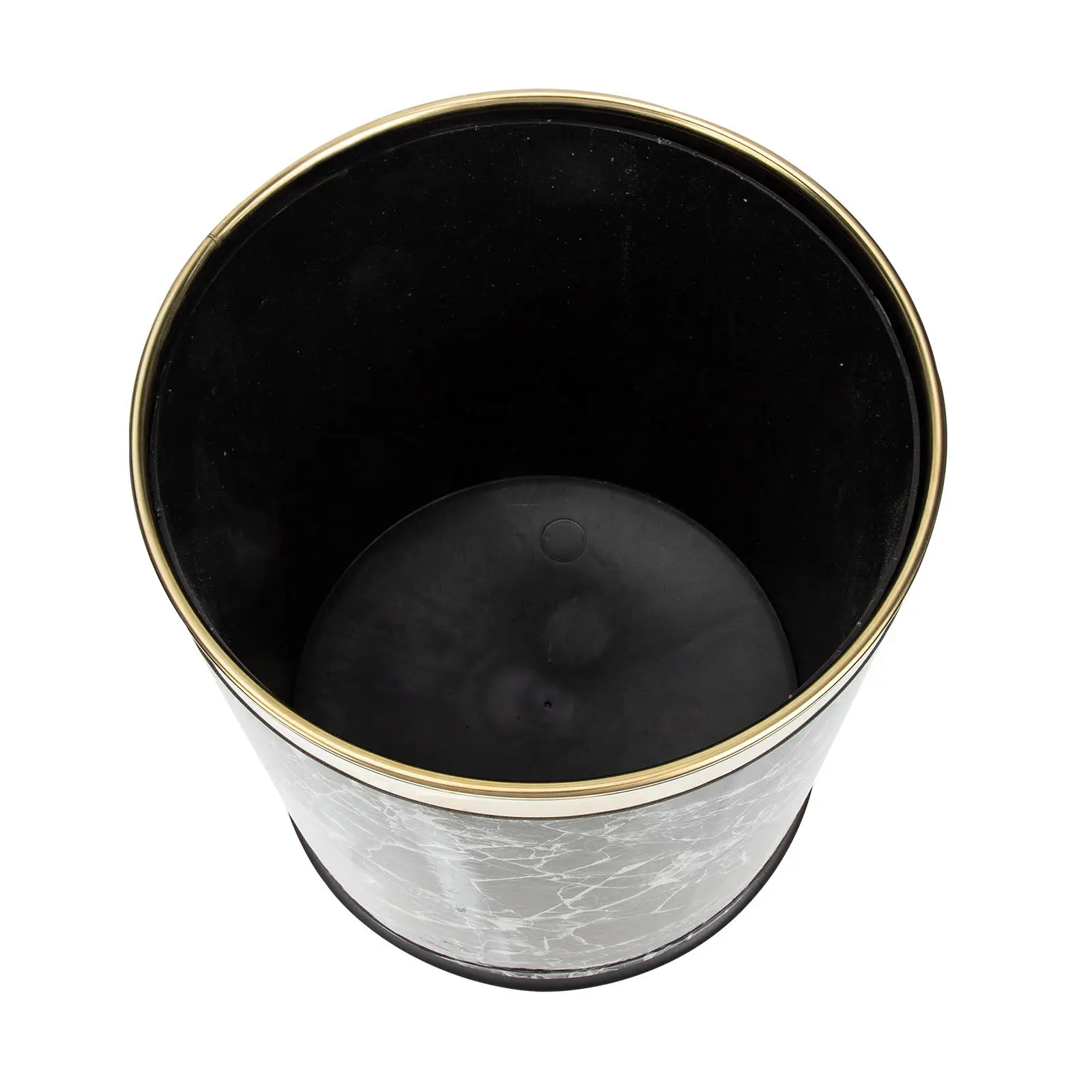 Marbling Trash Can Round Lidless Garbage Bin for Home Office Waste Storage Compact Non-Slip Base Thickened Design Marble Look
Marbling Trash Can Round Lidless Garbage Bin for Home Office Waste Storage Compact Non-Slip Base Thickened Design Marble Look