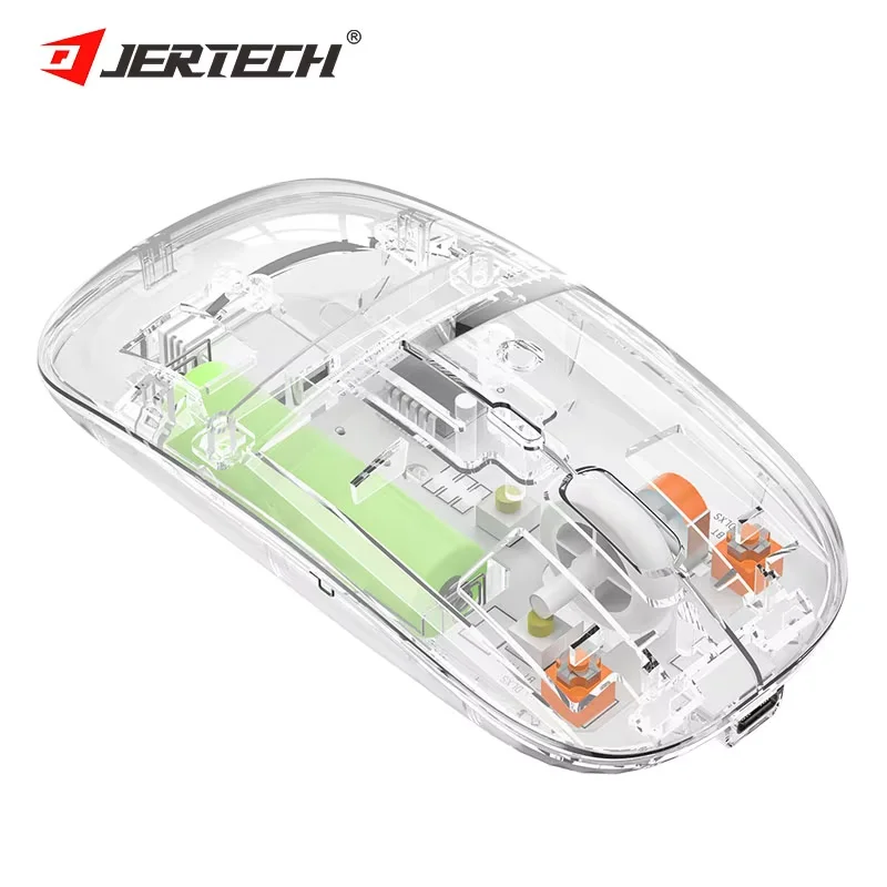 WB130 Crystal Transparent Mouse Dual-Mode BT Computer Mouse USB 2.4GHz Wireless Transparent Mouse
WB130 Crystal Transparent Mouse Dual-Mode BT Computer Mouse USB 2.4GHz Wireless Transparent Mouse