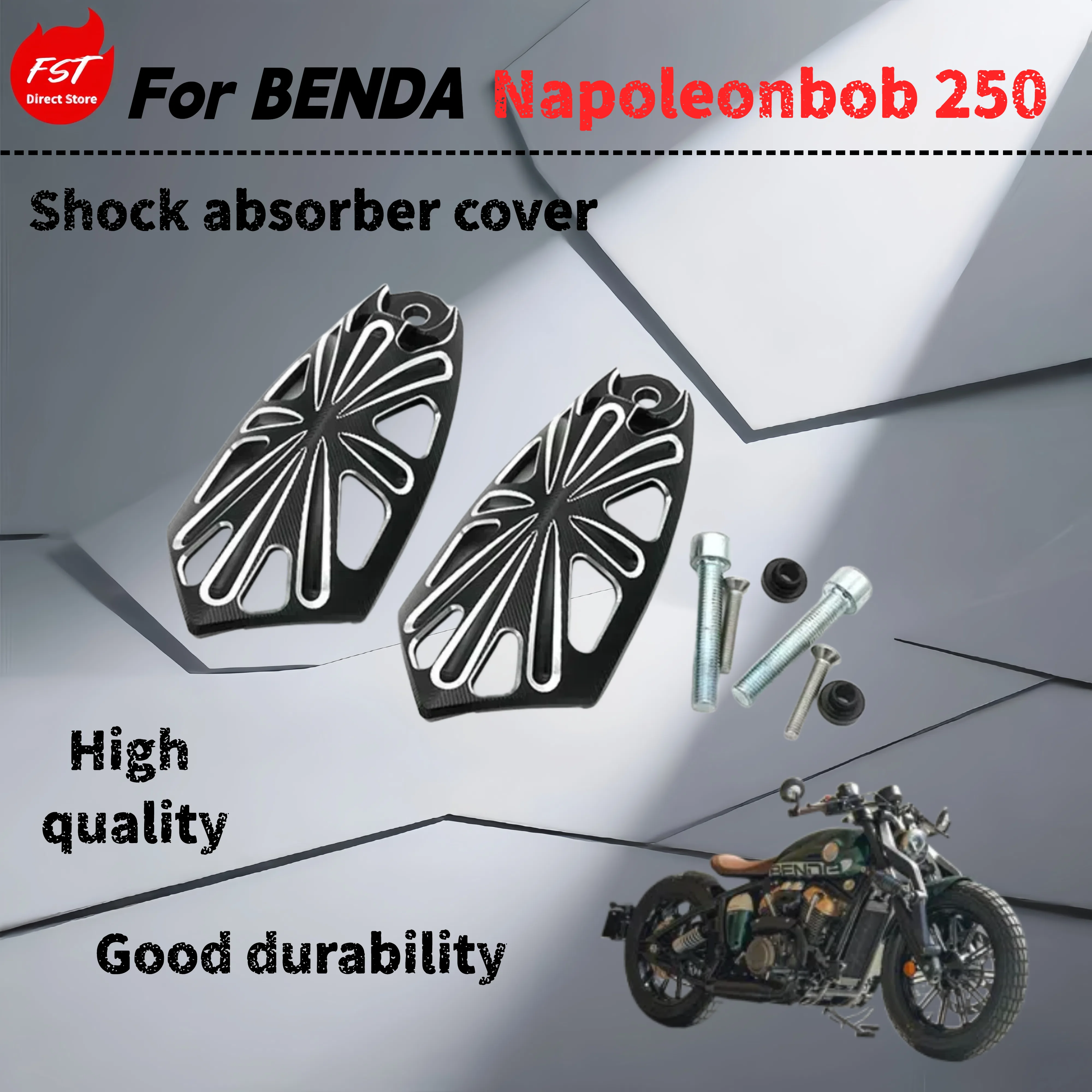 For Benda Napoleonbob 250 retrofit shock absorber protective cover protection personalized installation
For Benda Napoleonbob 250 retrofit shock absorber protective cover protection personalized installation