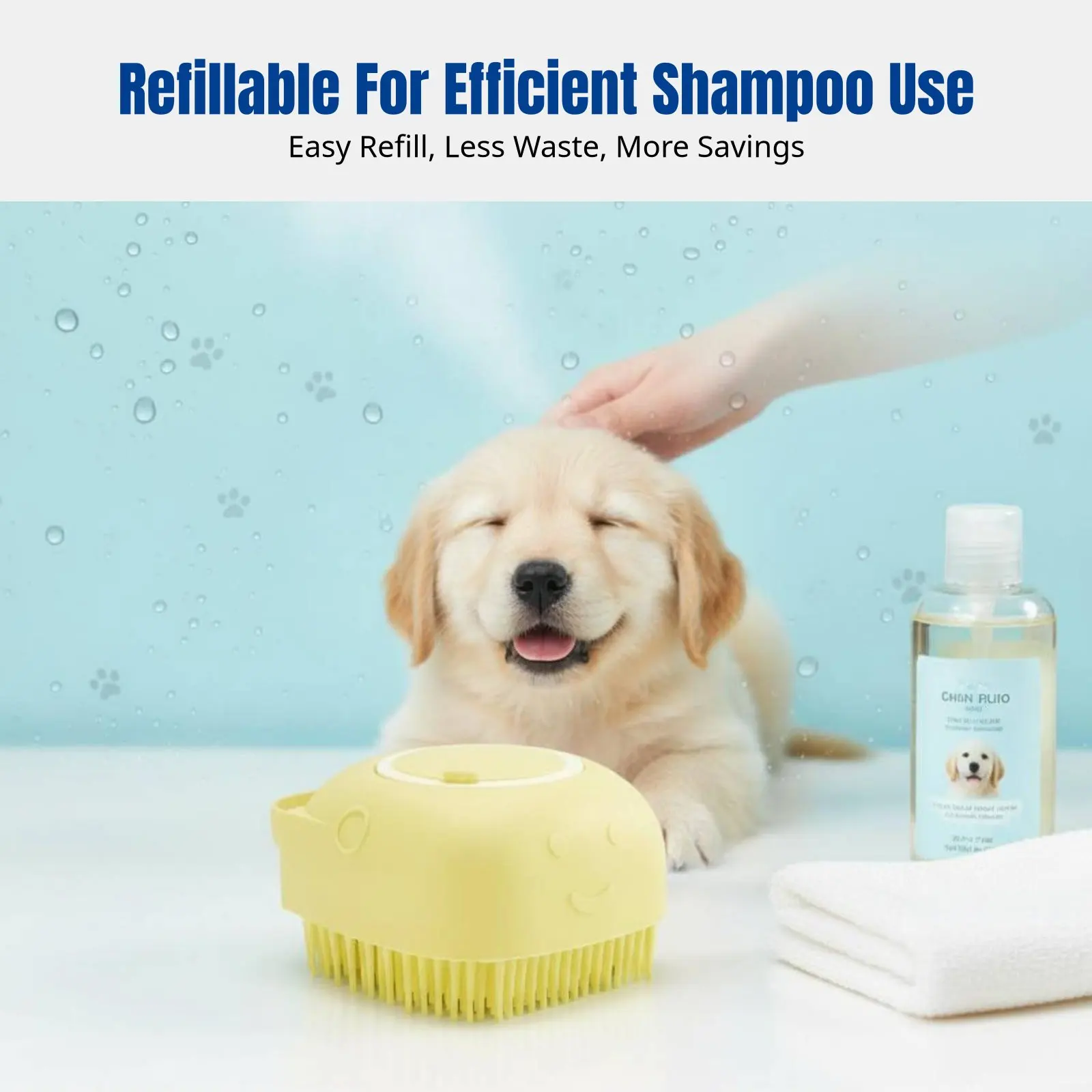 Pet Bath Brush, Silicone Massage Comb for Cats and Dogs, Soft Bristles, Grooming & Cleaning Tool
Pet Bath Brush, Silicone Massage Comb for Cats and Dogs, Soft Bristles, Grooming & Cleaning Tool
