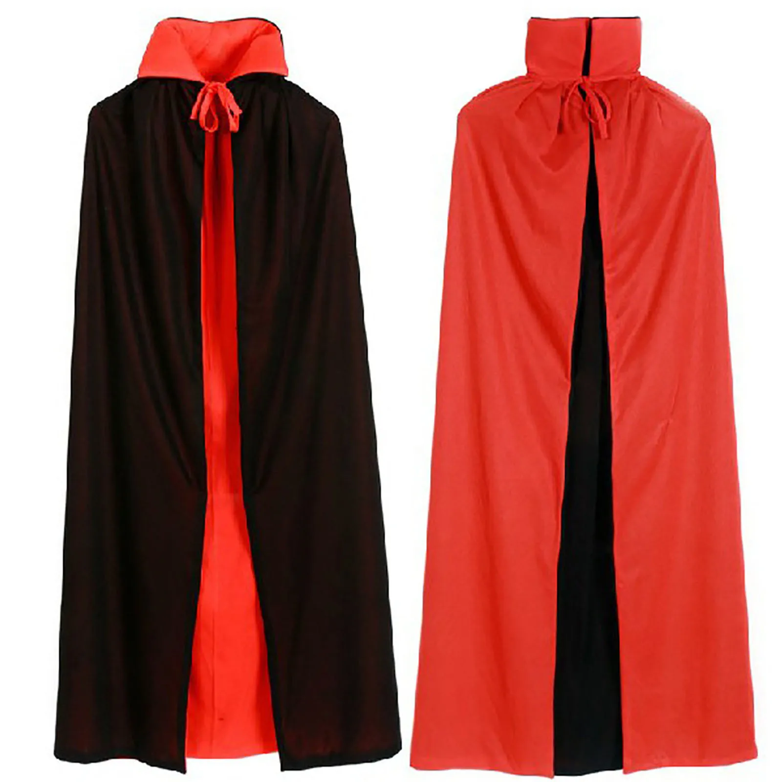 Halloween Cape Children Adult Knitted Fabric Red Black Reversible Cloak Stand-Up Collar with Hood Pirate Vampire Cosplay Costume
Halloween Cape Children Adult Knitted Fabric Red Black Reversible Cloak Stand-Up Collar with Hood Pirate Vampire Cosplay Costume