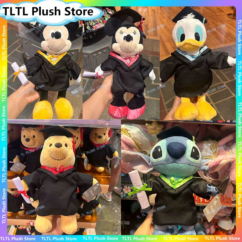 Original Graduation Winnie Mickey Stitch Plush Doll Soft Stuffed Toy With Cap Gown Diploma Graduation Gift For College Graduate
Original Graduation Winnie Mickey Stitch Plush Doll Soft Stuffed Toy With Cap Gown Diploma Graduation Gift For College Graduate