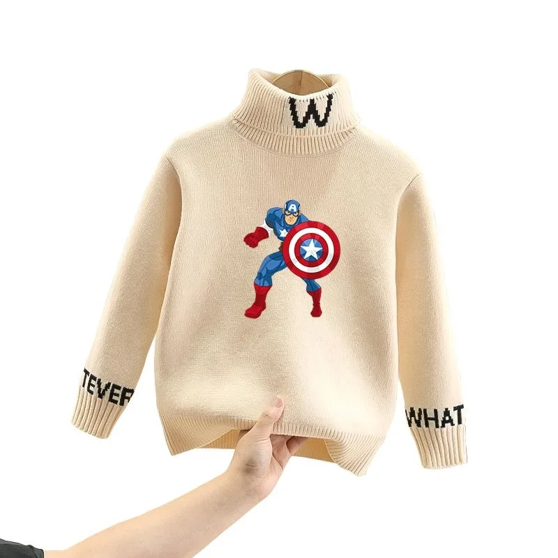 Новый осенне-зимний свитер с героями мультфильмов «Человек-паук» Marvel, мужской и женский студенческий плюс бархатный утолщенный свитер
Новый осенне-зимний свитер с героями мультфильмов «Человек-паук» Marvel, мужской и женский студенческий плюс бархатный утолщенный свитер
