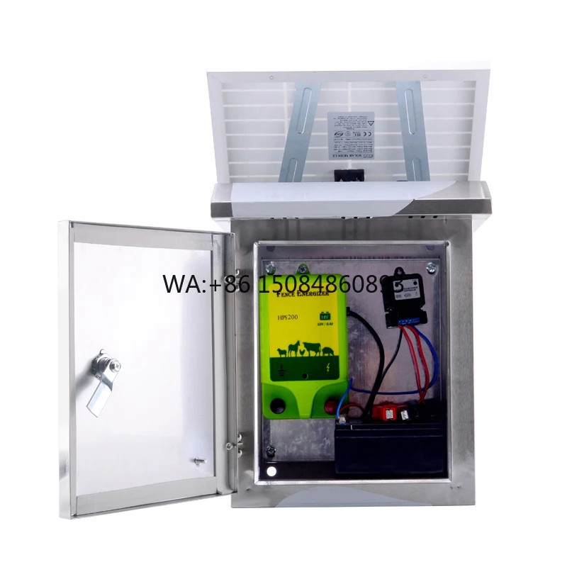 Solar Powered 2J High Voltage Waterproof Security Fence Energizer 20KM with Stainless Steel Box
Solar Powered 2J High Voltage Waterproof Security Fence Energizer 20KM with Stainless Steel Box
