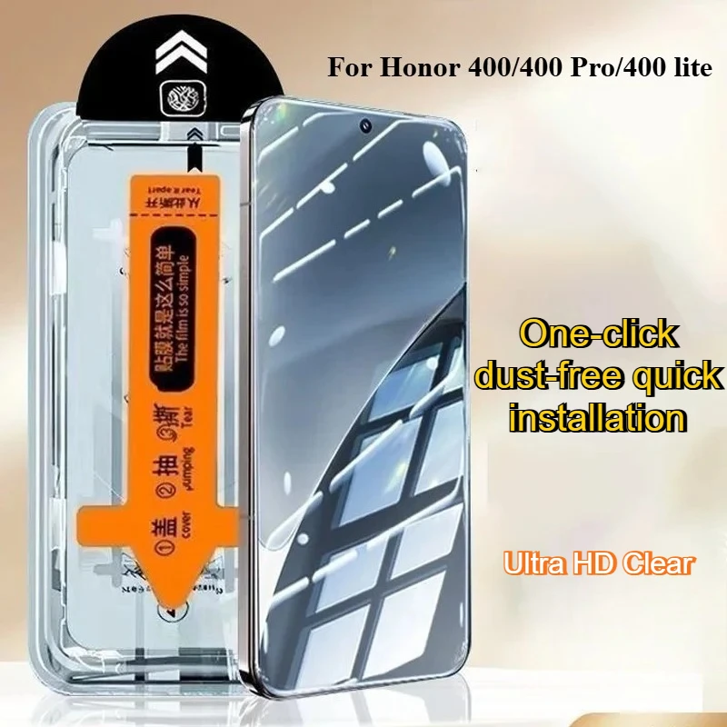 1-4 Pcs 9H One-click Installation for Honor 400 200 X70 X60 X50 I X9 D C B A Magic 8 7 6 Pro Lite Screen Protector Tempered Film
1-4 Pcs 9H One-click Installation for Honor 400 200 X70 X60 X50 I X9 D C B A Magic 8 7 6 Pro Lite Screen Protector Tempered Film