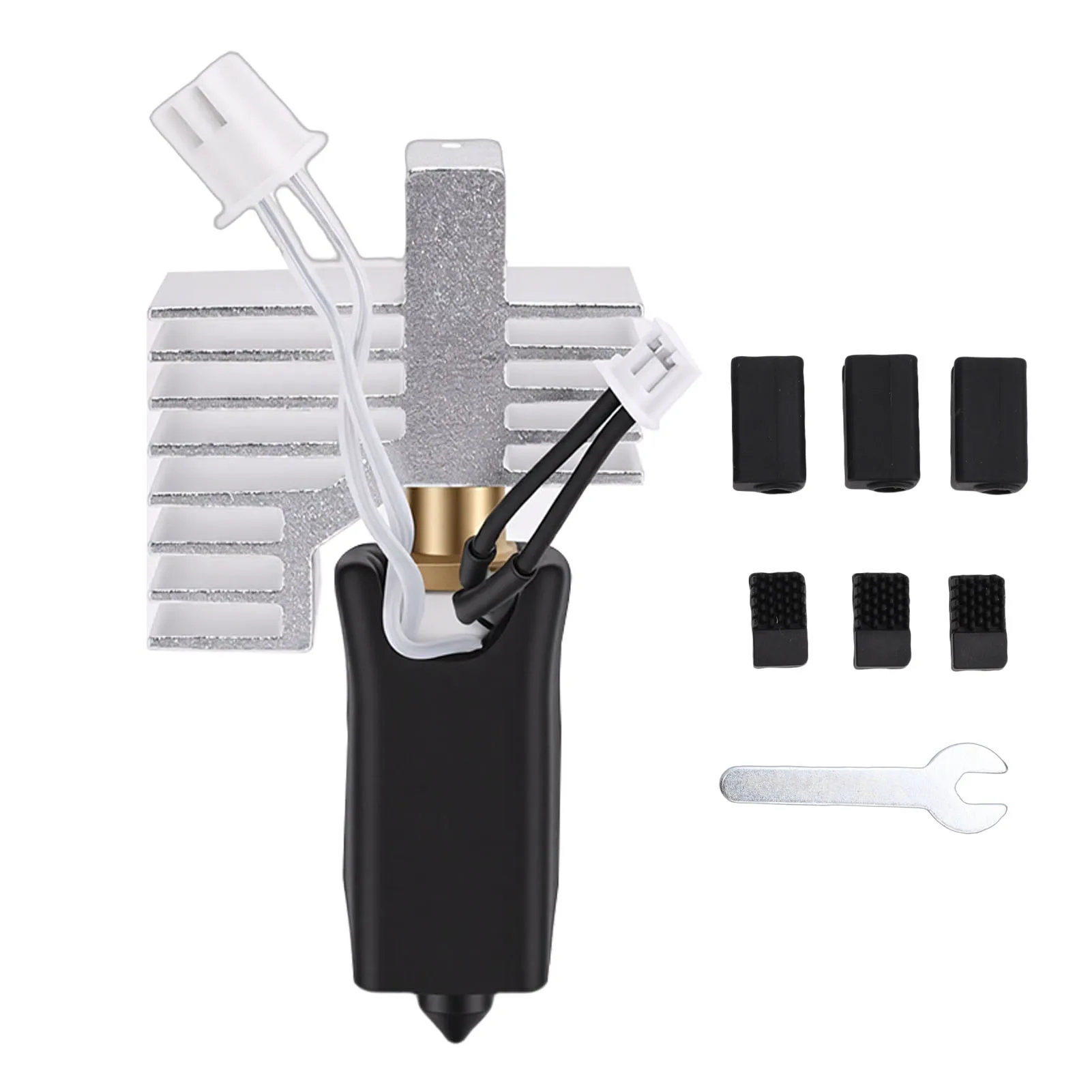 Hotend Kit Replacement for Elegoo Centauri Carbon 3D Printer 0.4mm Hardened Steel Nozzle Hot End Kit with Silicone Sleeve
Hotend Kit Replacement for Elegoo Centauri Carbon 3D Printer 0.4mm Hardened Steel Nozzle Hot End Kit with Silicone Sleeve