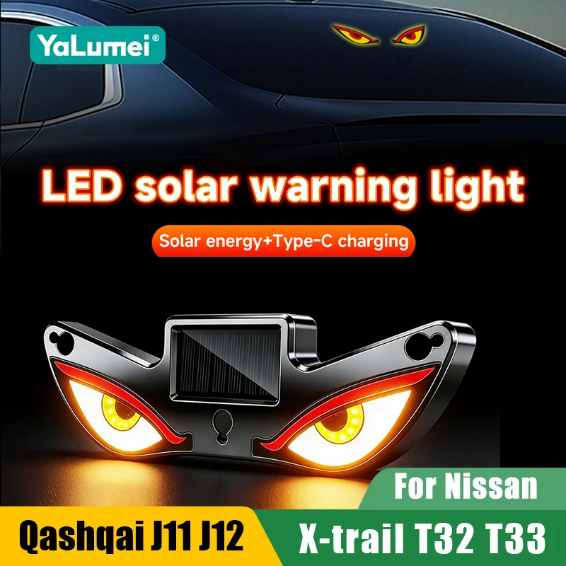 For Nissan Xtrail T32 T33 Qashqai J11 J12 2014 - 2019 2020 2021 2022 2023 2024 2025 2026 Car Solar Devil Eye LED Warning Light
For Nissan Xtrail T32 T33 Qashqai J11 J12 2014 - 2019 2020 2021 2022 2023 2024 2025 2026 Car Solar Devil Eye LED Warning Light