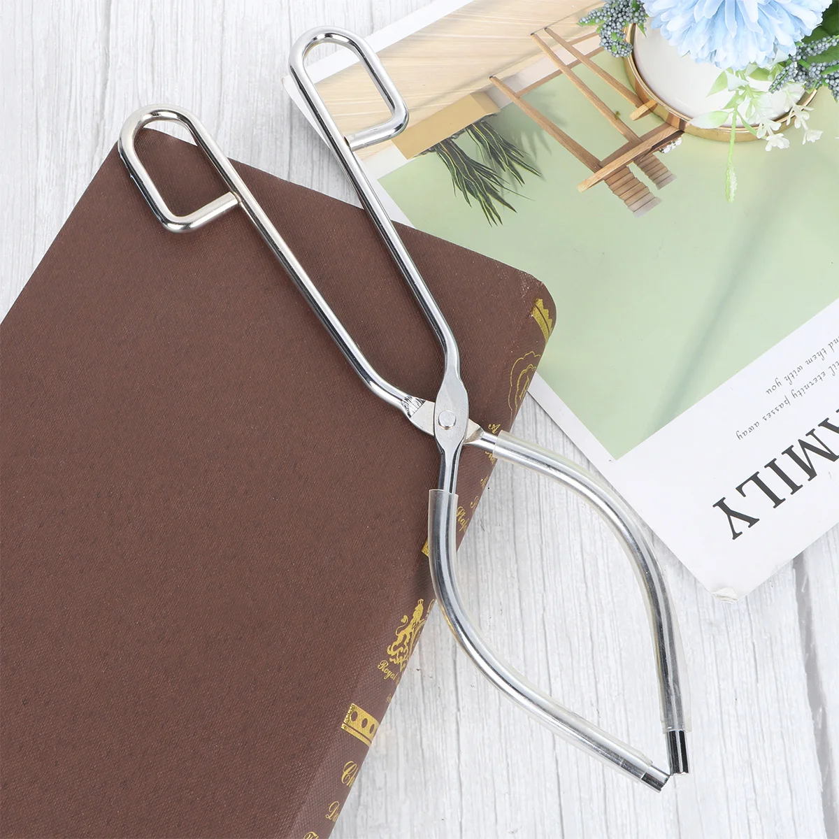 Stainless Steel Crucible Tongs Thicken Durable Anti-Slip Handle For Beaker Flask Laboratory School Kitchen Crucible Clamp
Stainless Steel Crucible Tongs Thicken Durable Anti-Slip Handle For Beaker Flask Laboratory School Kitchen Crucible Clamp