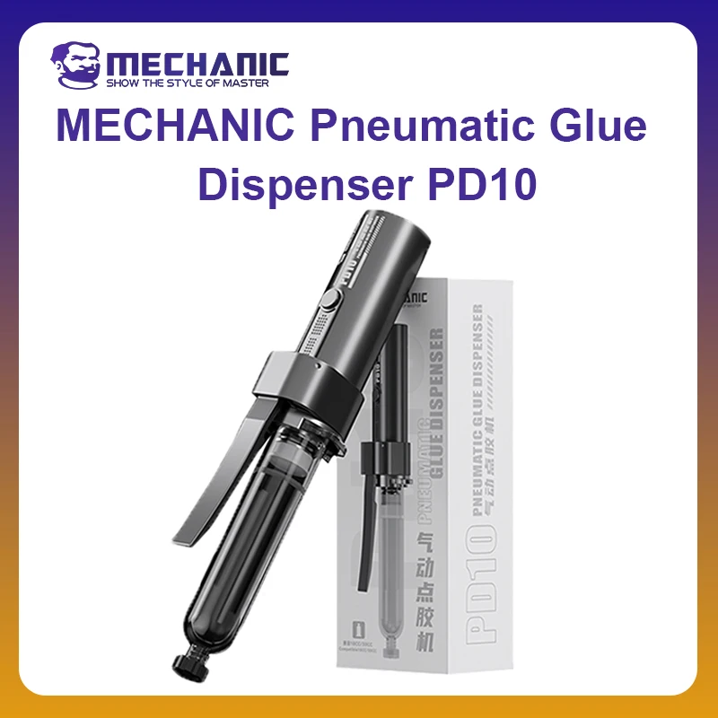 MECHANIC OFFICIAL Pneumatic Glue Dispenser PD10 Suitable For Mobile Phone Repair Tool For Applying UV Glue And Sealant Adhesives
MECHANIC OFFICIAL Pneumatic Glue Dispenser PD10 Suitable For Mobile Phone Repair Tool For Applying UV Glue And Sealant Adhesives