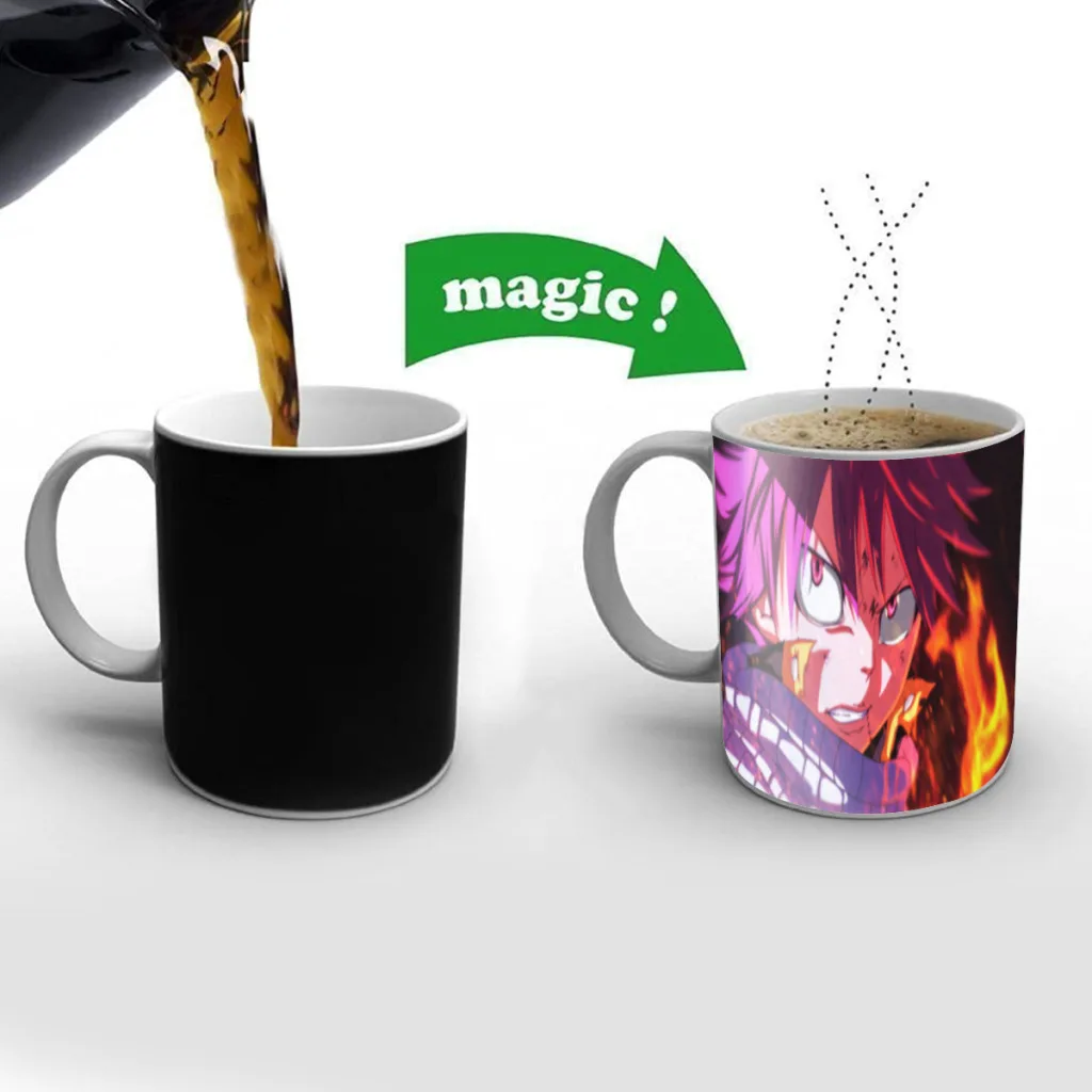 Manga Personality Anime Fairy Tail Free shipping Magic Color Changing Ceramic Coffee Mug Cup Friends Gift
Manga Personality Anime Fairy Tail Free shipping Magic Color Changing Ceramic Coffee Mug Cup Friends Gift