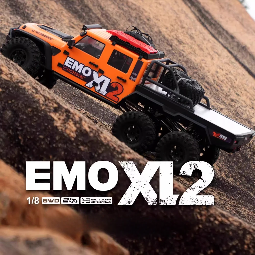 EMOXL2 1/8 Remote Control Climbing Car Model Six-wheel Drive Differential Lock Two-speed RTR Electric Off-road Vehicle Toy Gift
EMOXL2 1/8 Remote Control Climbing Car Model Six-wheel Drive Differential Lock Two-speed RTR Electric Off-road Vehicle Toy Gift