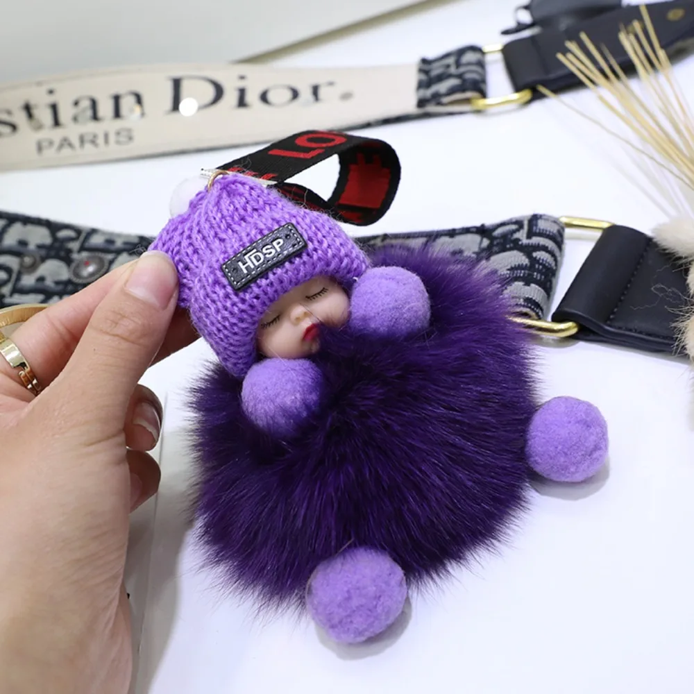 Colorful Pompom Sleeping Baby Keychain Pompom Baby Doll Cute Fluffy Plush Doll Key Chain Fluffy Plush Doll
Colorful Pompom Sleeping Baby Keychain Pompom Baby Doll Cute Fluffy Plush Doll Key Chain Fluffy Plush Doll