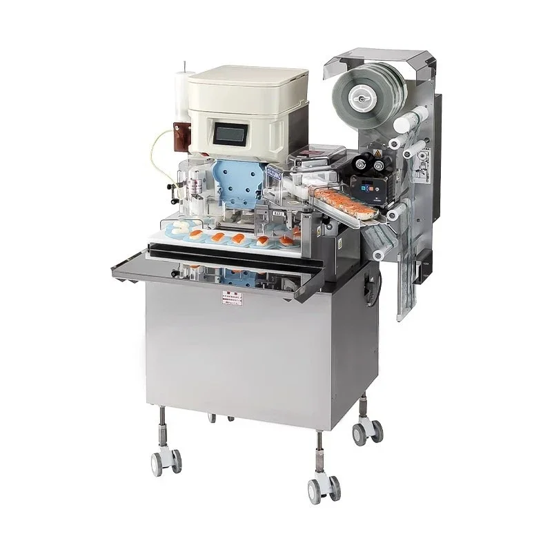 Commercial, fully automatic sushi packaging machine, fully automatic, good things to share
Commercial, fully automatic sushi packaging machine, fully automatic, good things to share