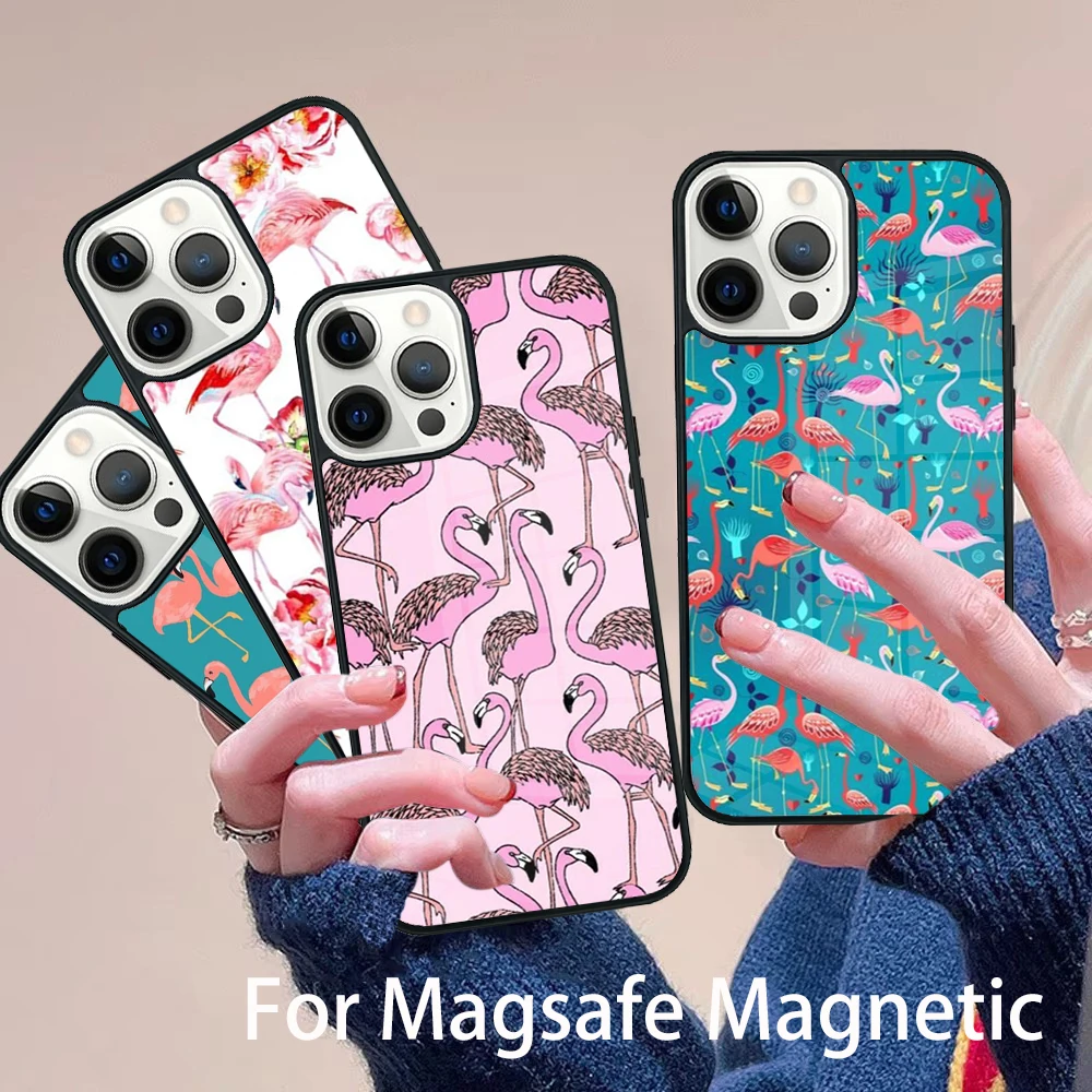 Flamingo Phone Case Magesafe Magnetic Wireless Charge Cover For IPhone 16 11 12 13 14 15 Pro Max Plus Mini
Flamingo Phone Case Magesafe Magnetic Wireless Charge Cover For IPhone 16 11 12 13 14 15 Pro Max Plus Mini