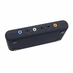USB External Stereo Sound Card with 2 MIC Heads SPDIF 7.1 Channel USB Soundbox Recording and Playback for Home Desktop Speakers USB External Stereo Sound Card with 2 MIC Heads SPDIF 7.1 Channel USB Soundbox Recording and Playback for Home Desktop Speakers