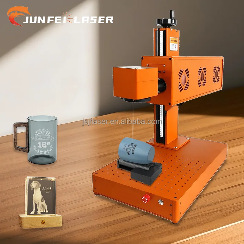 Portable Mini 3D Laser Engraving Machine 20W 30W Air Cooler for LOGO Metal Leather Leaf Photo Jewelry Engraving Machine
Portable Mini 3D Laser Engraving Machine 20W 30W Air Cooler for LOGO Metal Leather Leaf Photo Jewelry Engraving Machine