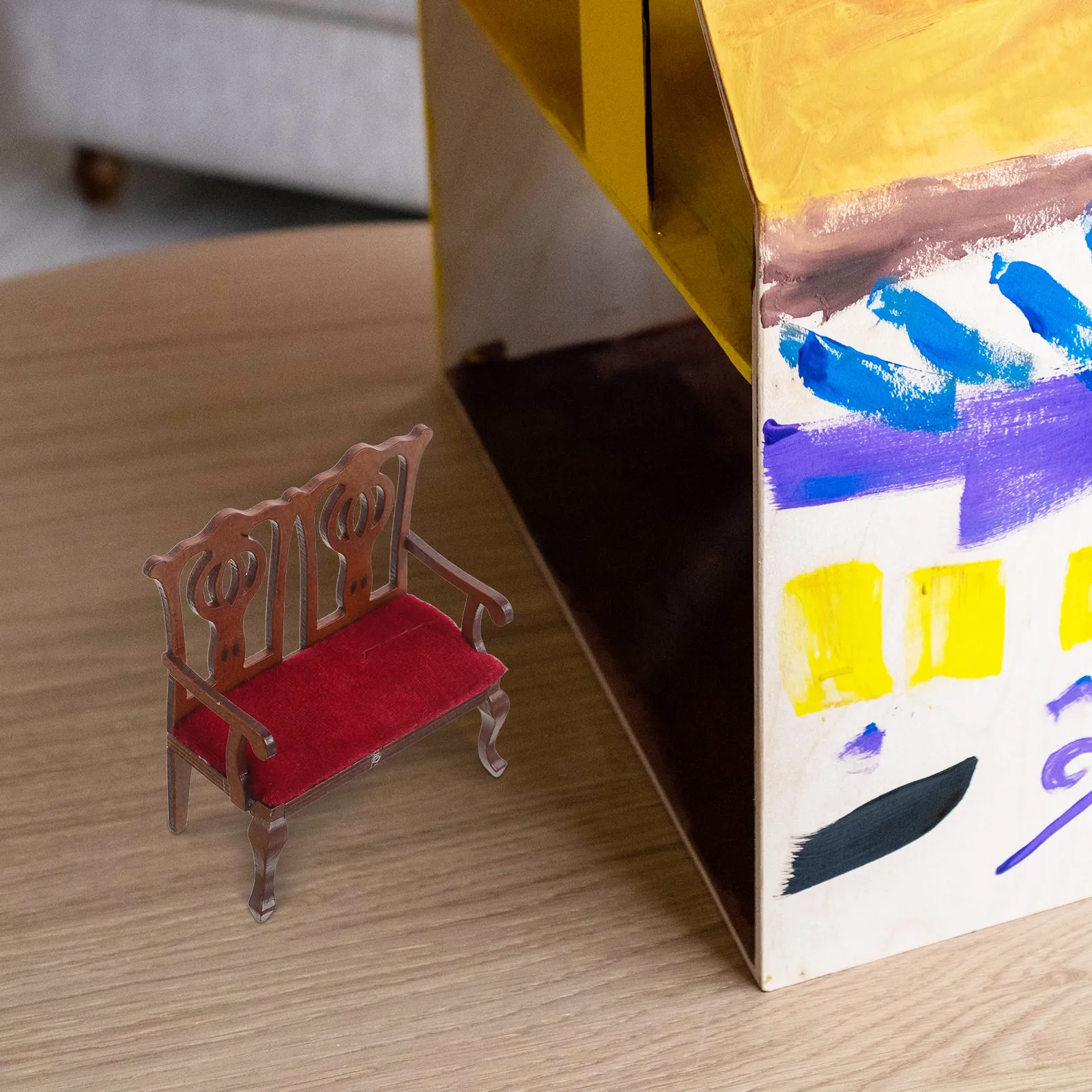 1:12 Mini Retro Chair Elegant Wood Look for Dollhouse Interior Living Room Decoration Tiny Home Setup Display Piece
1:12 Mini Retro Chair Elegant Wood Look for Dollhouse Interior Living Room Decoration Tiny Home Setup Display Piece