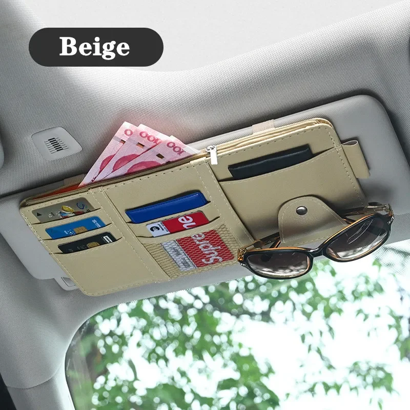 Car Sun Visor Bill Pen Business Card Holder CD DVD Organizer Storage Box Sunglasses Clip Stowing Tidying Car Accessories
Car Sun Visor Bill Pen Business Card Holder CD DVD Organizer Storage Box Sunglasses Clip Stowing Tidying Car Accessories