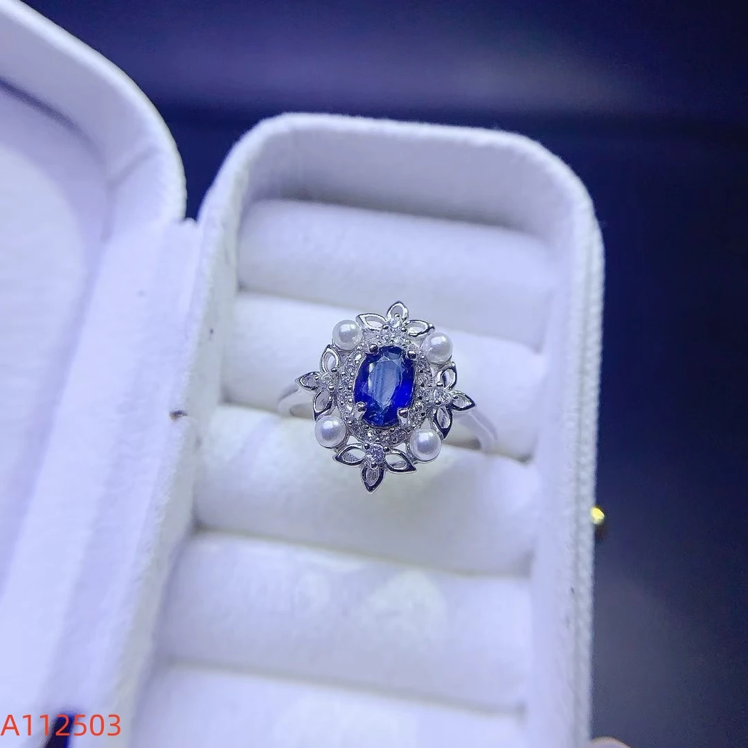 KJJEAXCMY Fine Jewelry Natural Sapphire Women's Ring S925 Pure Silver Exquisite Inlaid High Clarity Gems Support Testing
KJJEAXCMY Fine Jewelry Natural Sapphire Women's Ring S925 Pure Silver Exquisite Inlaid High Clarity Gems Support Testing
