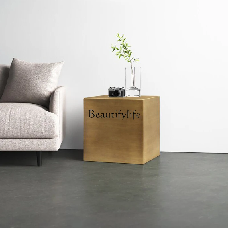 Italian Minimalist Stainless Steel Side Table Nordic Art Minimalist Sofa Bedroom Small Coffee Table
Italian Minimalist Stainless Steel Side Table Nordic Art Minimalist Sofa Bedroom Small Coffee Table