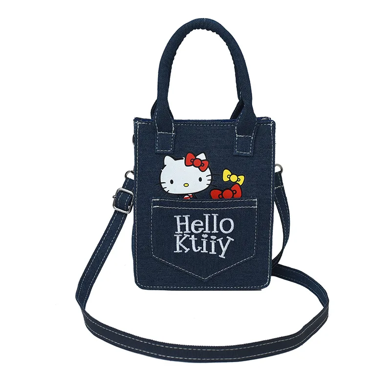 Kawaii Sanrio Hello Kitty Tote Small Bag Handheld 2025 Spring/Summer New Denim Crossbody Bag Single Shoulder Trendy Girls Gifts
Kawaii Sanrio Hello Kitty Tote Small Bag Handheld 2025 Spring/Summer New Denim Crossbody Bag Single Shoulder Trendy Girls Gifts