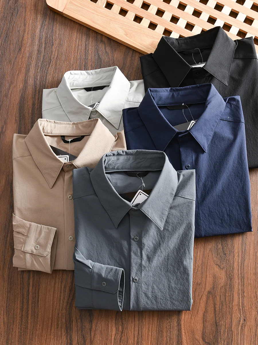 New Premium Men's Outdoor Lightweight Breathable Water-Resistant Casual Long Sleeve Shirt Autumn Standard Fit Fashion Urban Y...
New Premium Men's Outdoor Lightweight Breathable Water-Resistant Casual Long Sleeve Shirt Autumn Standard Fit Fashion Urban Y...