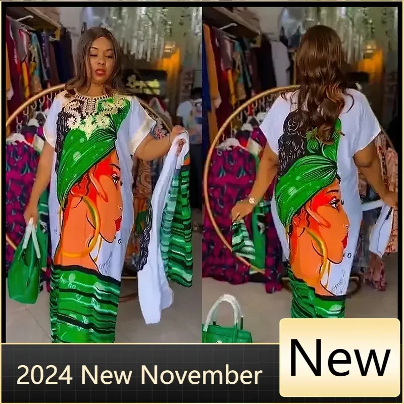 Customized Spring Fashion African Plus Size Print Dresses for Women African 3/4 Sleeve O-neck Wedding Party Long Maxi Dress Gown
Customized Spring Fashion African Plus Size Print Dresses for Women African 3/4 Sleeve O-neck Wedding Party Long Maxi Dress Gown